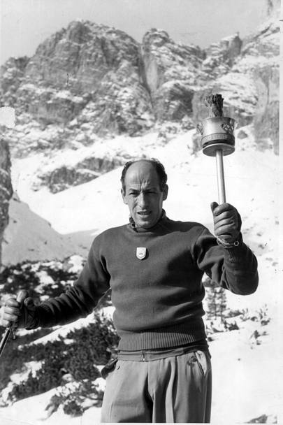 Zeno Colò, olimpionico in discesa nel 1952 a Oslo